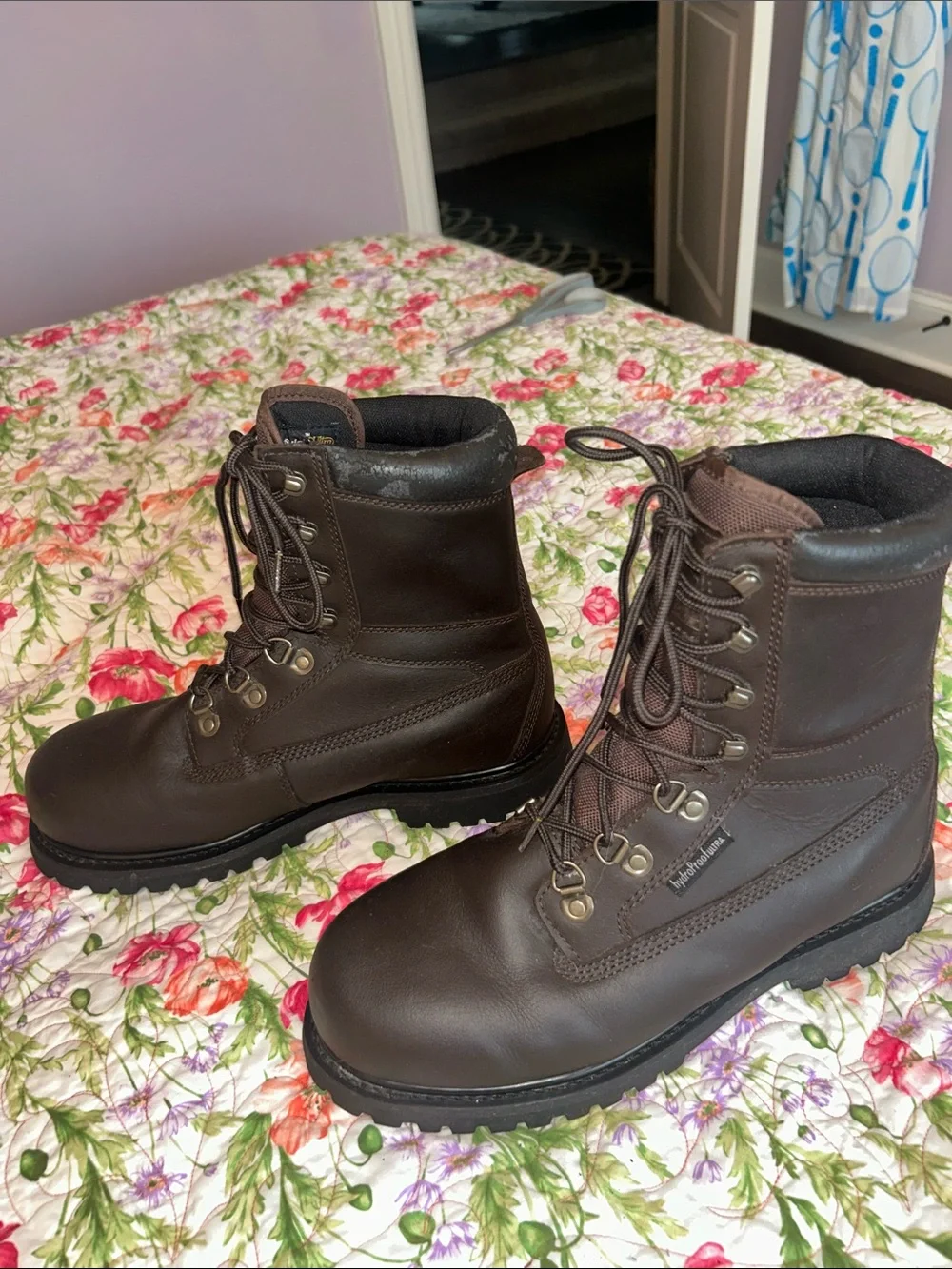 Field & Stream Dark Brown Waterproof Lace-Up Men's Boot